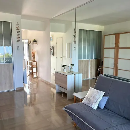 Studio-port-marina, Parking Privé, Climatisé Au Ducal * Villeneuve-Loubet