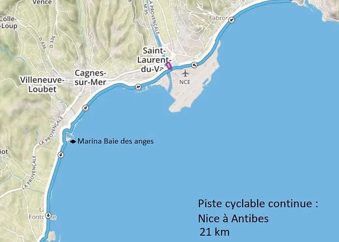 Studio-port-marina, Parking Privé, Climatisé Au Ducal Villeneuve-Loubet