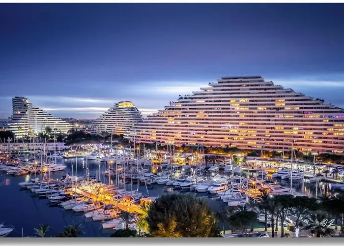 Studio-port-marina, Parking Privé, Climatisé Au Ducal Appartement Villeneuve-Loubet